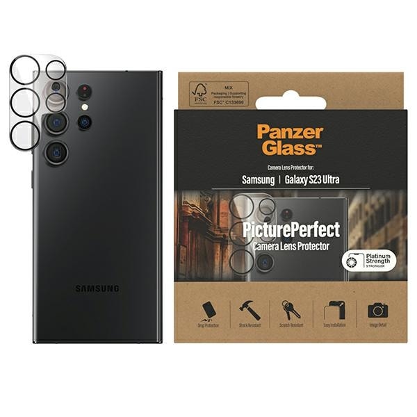 PanzerGlass Picture Perfect kamerabeskyttelse til Samsung Galaxy S23 Ultra
