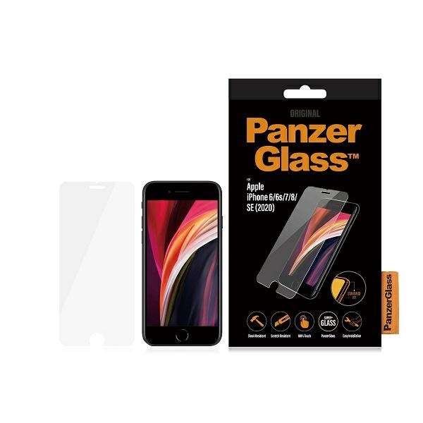PanzerGlass Standard Super+ hærdet glas til iPhone 6 / 6s / 7 / 8 / SE 2020 / SE 2022