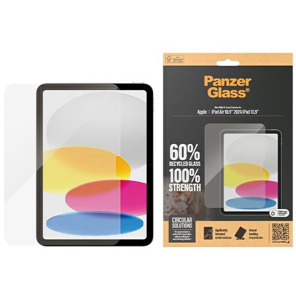PanzerGlass Ultra-Wide Fit hærdet glas til iPad Air 10,9" 2024