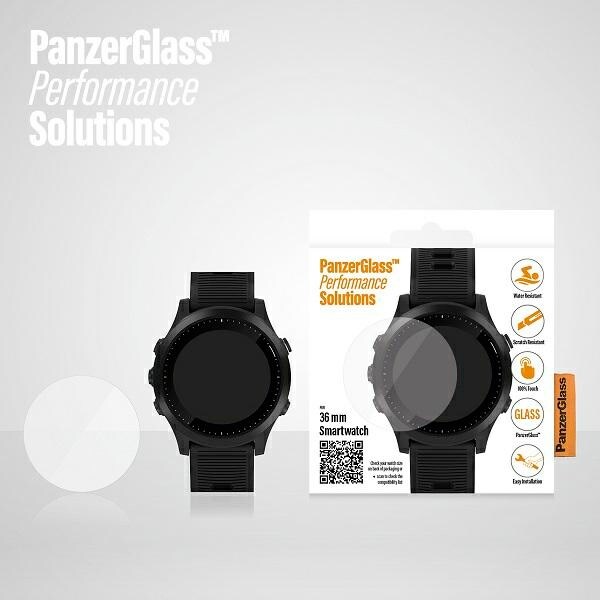 PanzerGlass SmartWatch-skærmbeskyttelse til Garmin / Huawei 36mm smartwatches