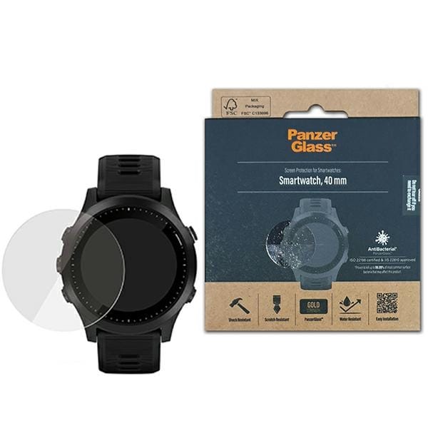PanzerGlass SmartWatch-skærmbeskyttelse til 40 mm smartwatches