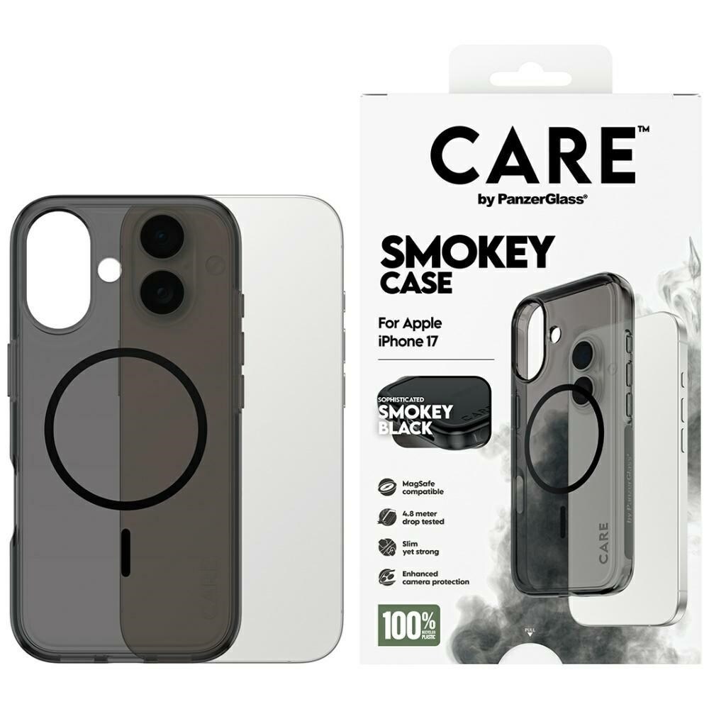 CARE by PanzerGlass Flagship Urban Explorer-etui m. sort MagSafe til iPhone 17 - Sort