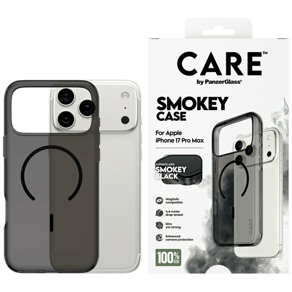 CARE by PanzerGlass Flagship Urban Explorer-etui m. sort MagSafe til iPhone 17 Pro Max - Sort