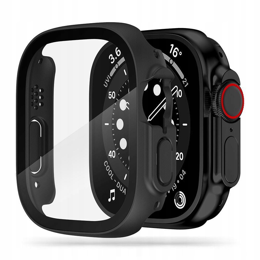 Tech-Protect Defense360-etui til Apple Watch Ultra 1/2 (49mm) - Sort