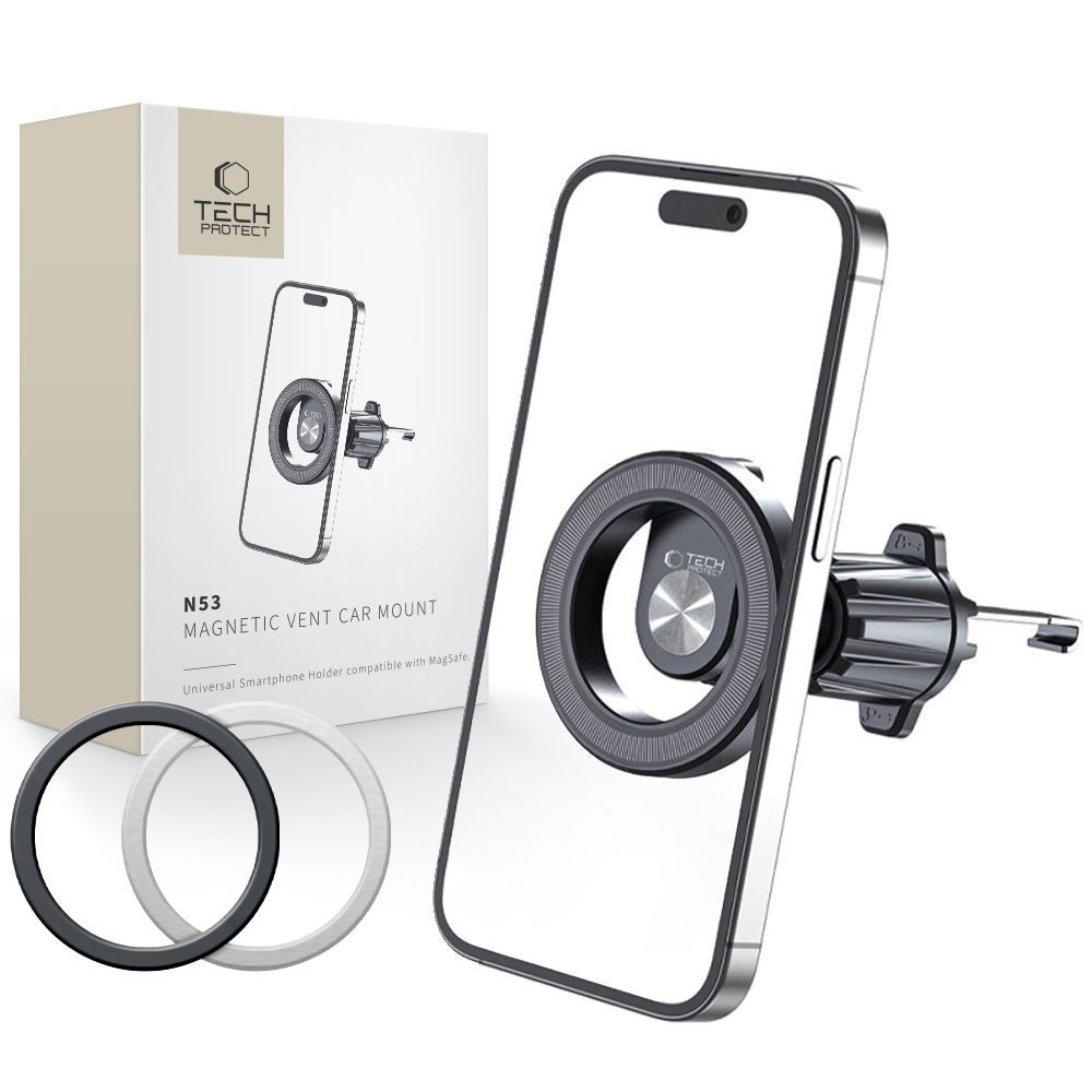Tech-Protect N53 biltelefonholder med MagSafe til udluftning - sort