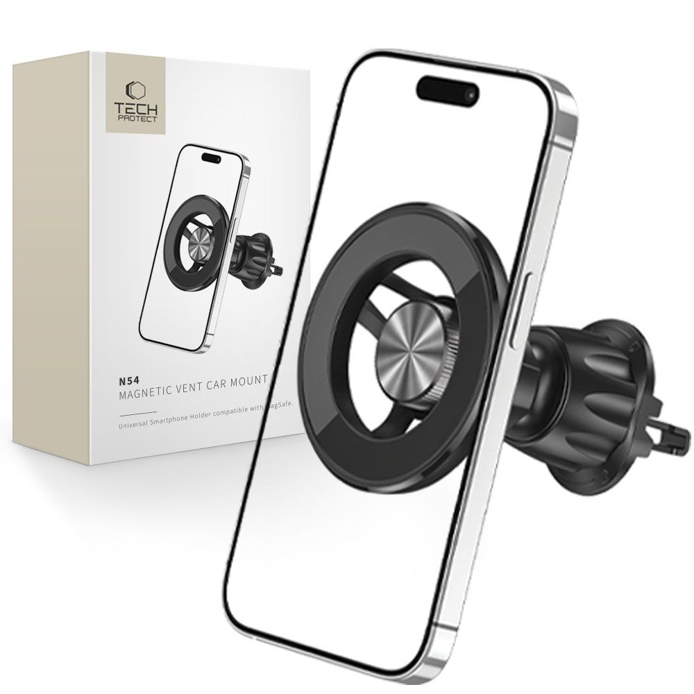 Tech-Protect N54 biltelefonholder med MagSafe til udluftning - sort