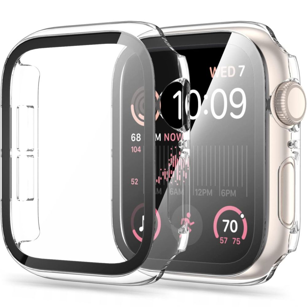 Tech-Protect Defense360-etui til Apple Watch 4 / 5 / 6 / SE (44mm) - Transparent