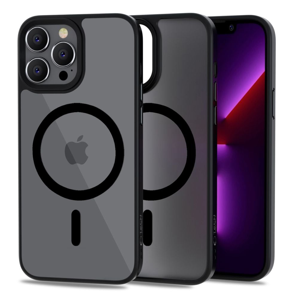 Tech-Protect MagMat MagSafe iPhone 13 Pro-etui - mat sort