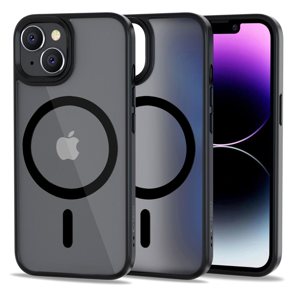 Tech-Protect MagMat MagSafe iPhone 14-etui - mat sort