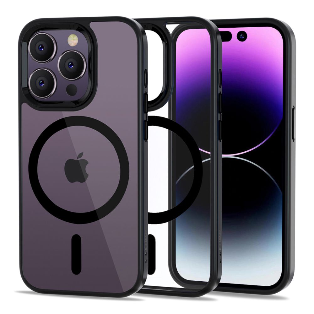 Tech-Protect MagMat MagSafe iPhone 14 Pro Max-etui - klar sort