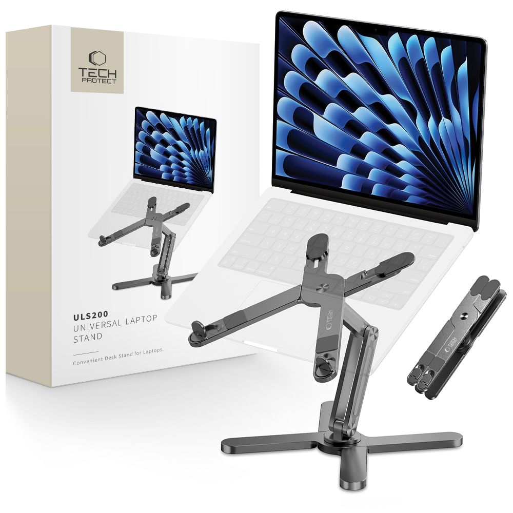 Tech-Protect ULS200 universalstativ til bærbare computere op til 16" - grå