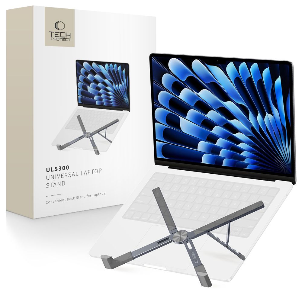 Tech-Protect ULS300 stativ til bærbar computer - grå