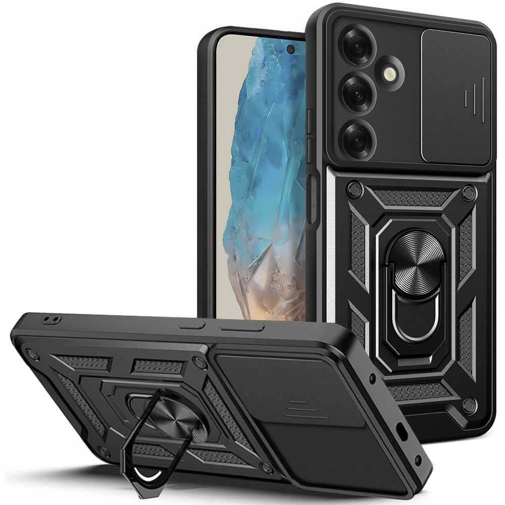 Tech-Protect Camshield Pro-etui til Samsung Galaxy M35 5G - Sort