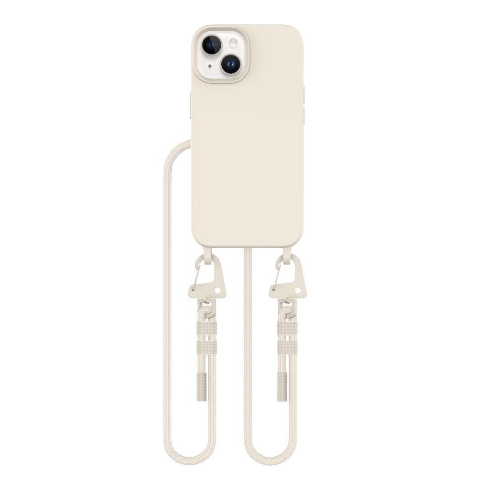 Tech-Protect MagNecklace MagSafe iPhone 15-etui - Beige