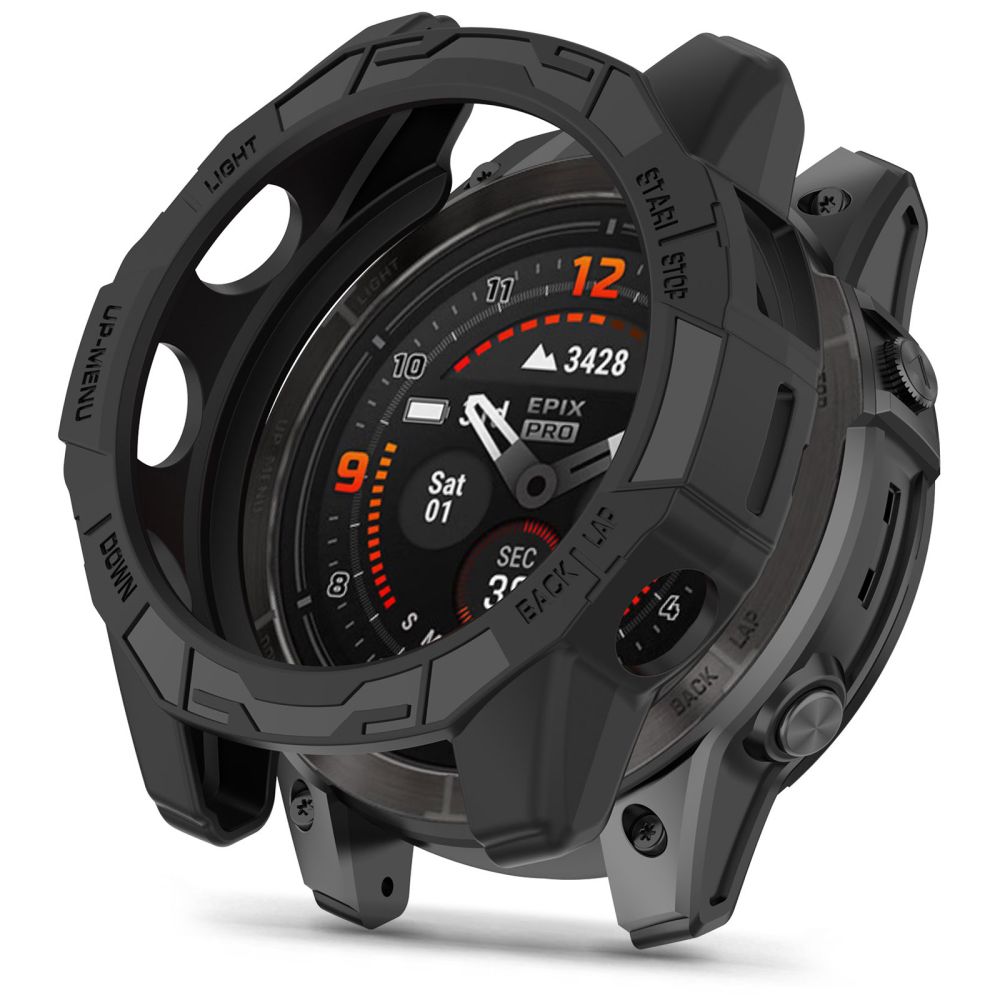 Tech-Protect Defense Air-etui til Garmin Fenix 7 / 7 Pro - Sort