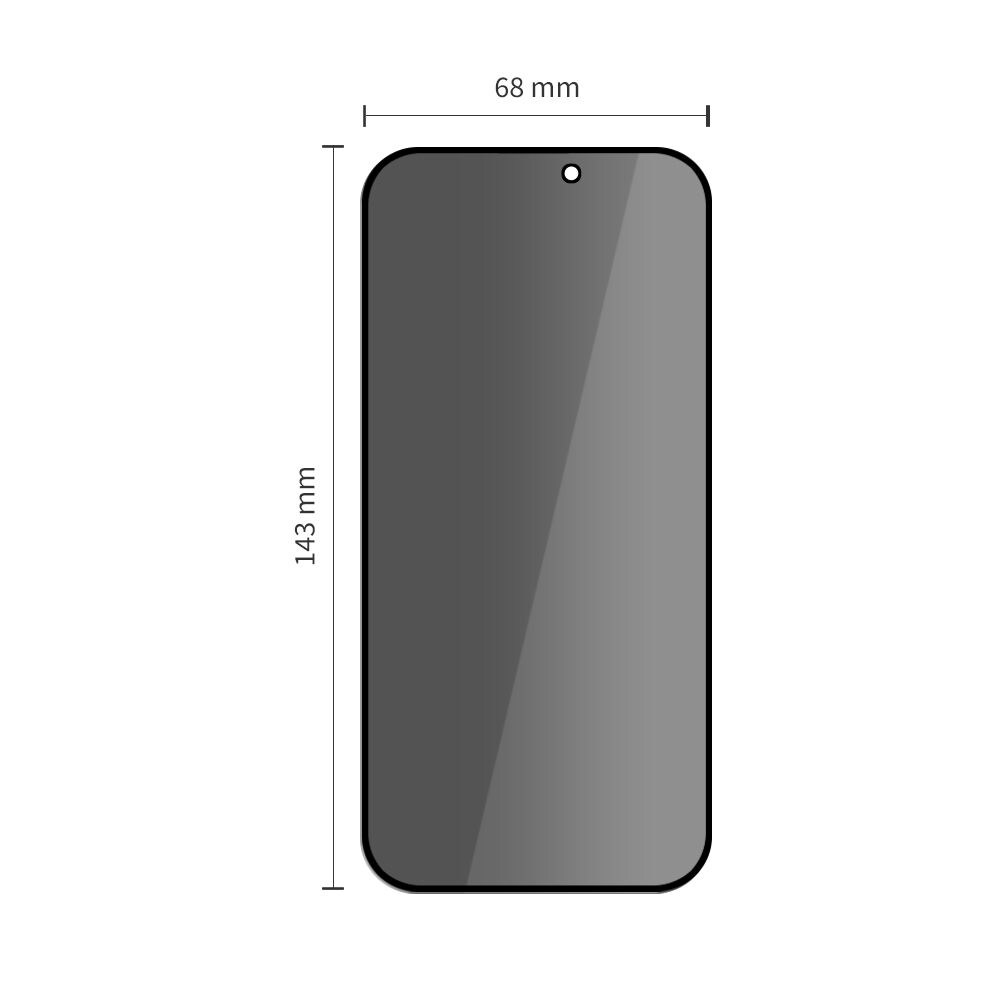 Tech-Protect Quick Set Spy+ Privacy Glass 2-pak til iPhone 12 / 12 Pro