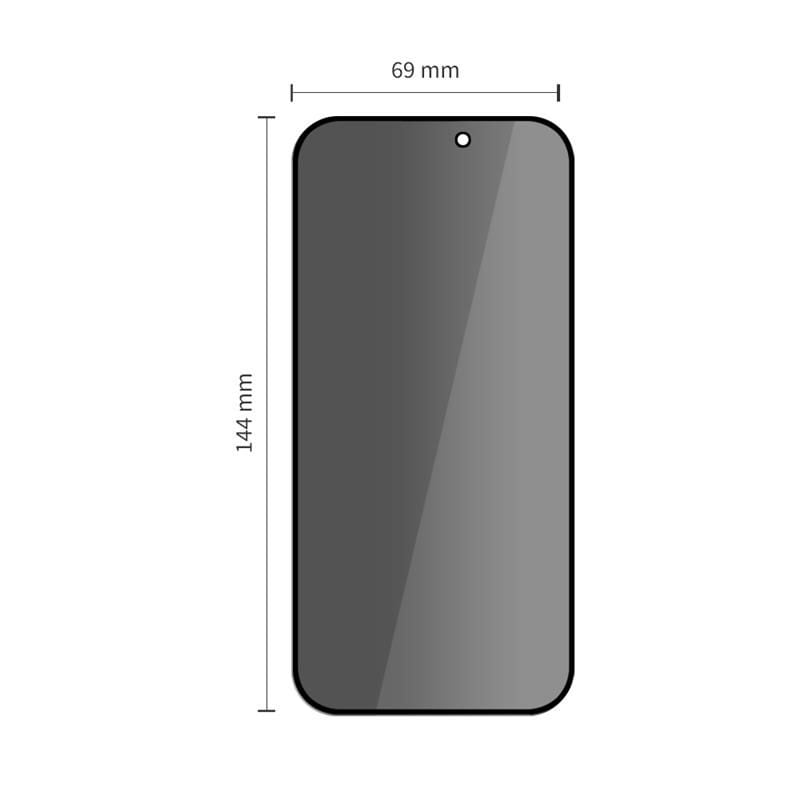Tech-Protect Quick Set Spy+ Privacy Glass 2-pak til iPhone 14 Pro
