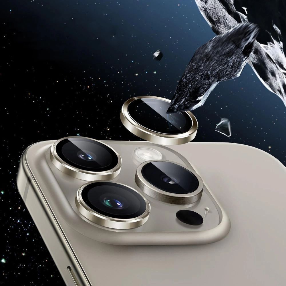 Tech-Protect Camring Fit+ kameraovertræk til iPhone 14/15/16/17 Pro/Max - Sort