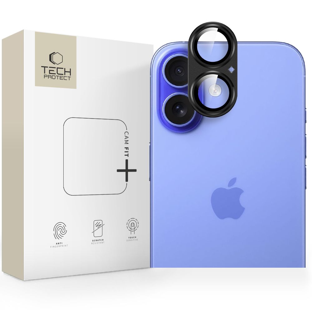 Tech-Protect Camfull Fit+ kameraovertræk til iPhone 17 - Sort