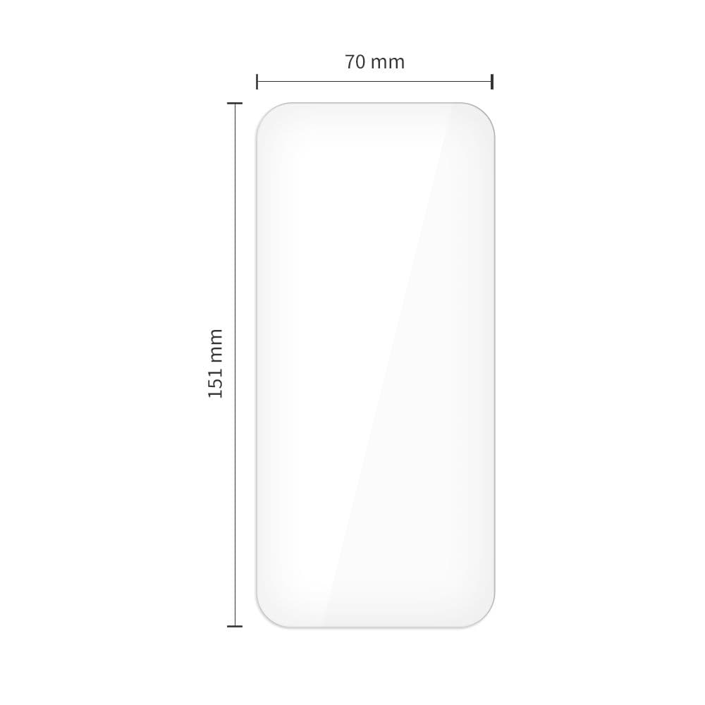 Tech-Protect Glass Fit+ 2-pak hærdet glas til iPhone 17 Air - transparent