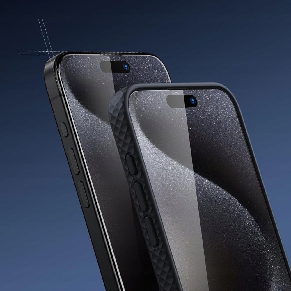 Tech-Protect Glass Fit+ 2-pak hærdet glas til iPhone 17 Air - transparent
