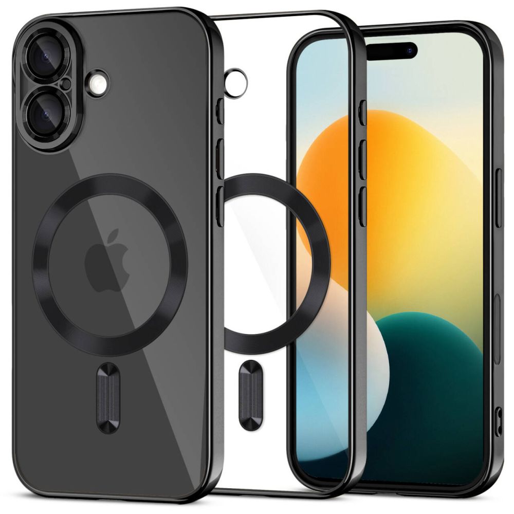 Tech-Protect MagFlex MagSafe-etui til iPhone 17 - Klar sort