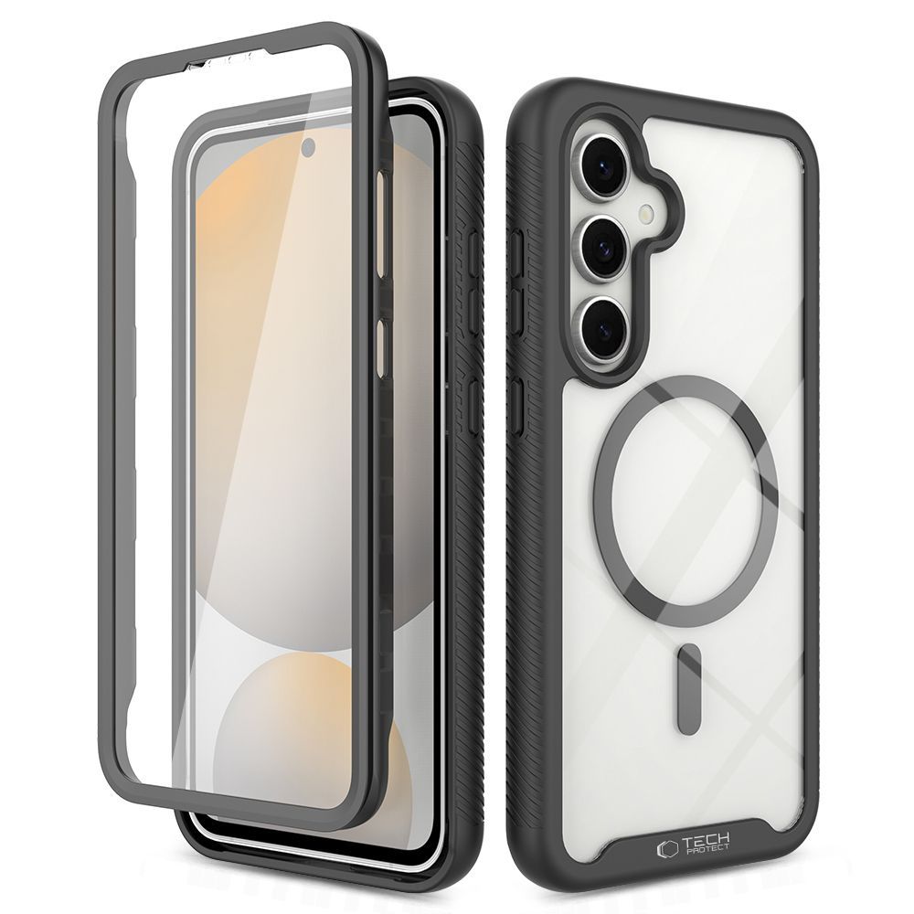 Tech-Protect Defense MagSafe-etui til Samsung Galaxy S25 - Sort