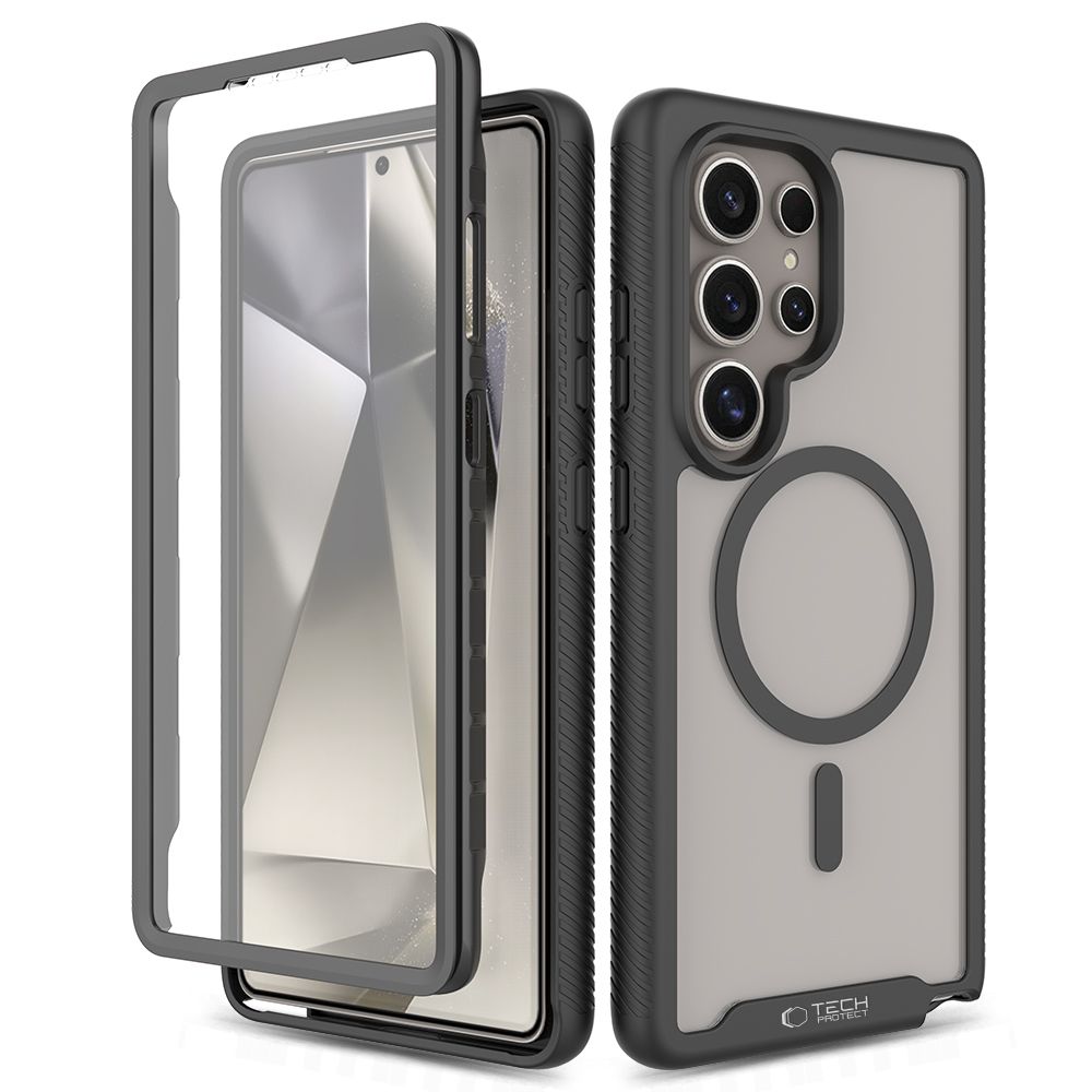 Tech-Protect Defense MagSafe-etui til Samsung Galaxy S25 Ultra - Sort