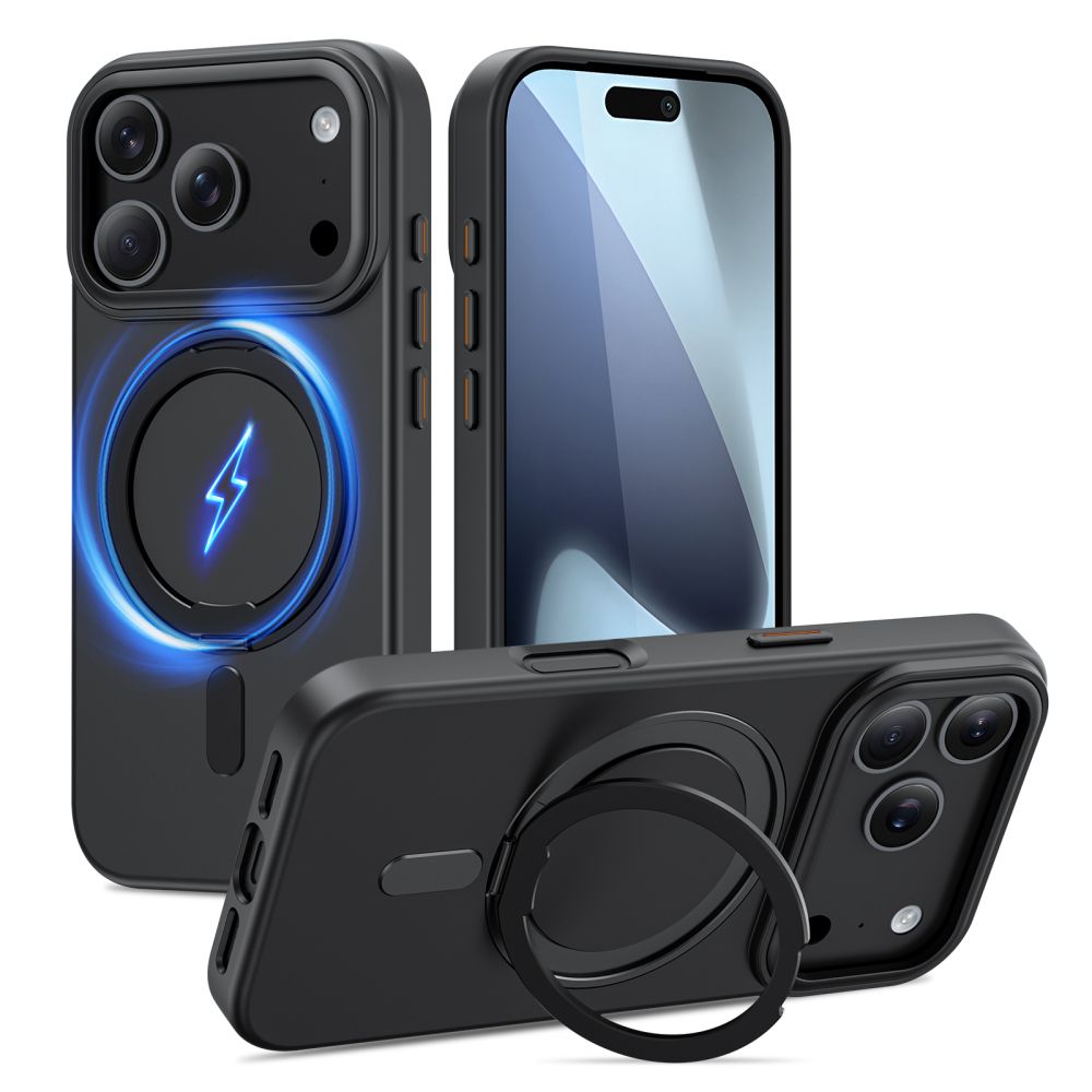 Tech-Protect MagRing MagSafe-etui til iPhone 17 Pro - mat sort