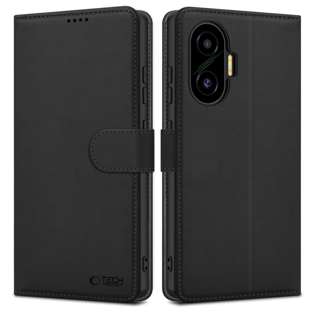 Tech-Protect tegnebogsetui til Xiaomi Poco F7 5G - Sort