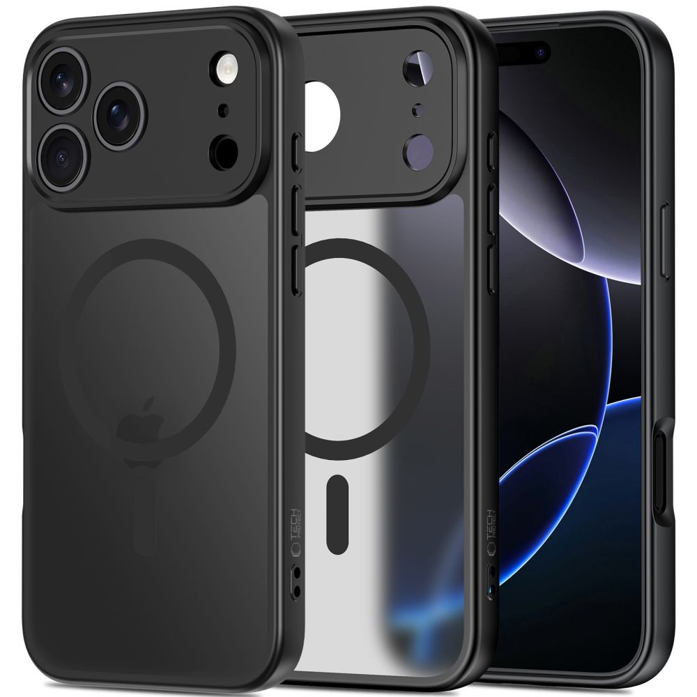 Tech-Protect BasicMag MagSafe-etui til iPhone 17 Pro Max - mat sort