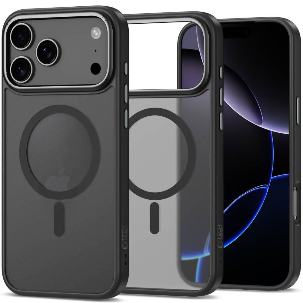 Tech-Protect CamEdge MagSafe-etui til iPhone 17 Pro - Klar mat