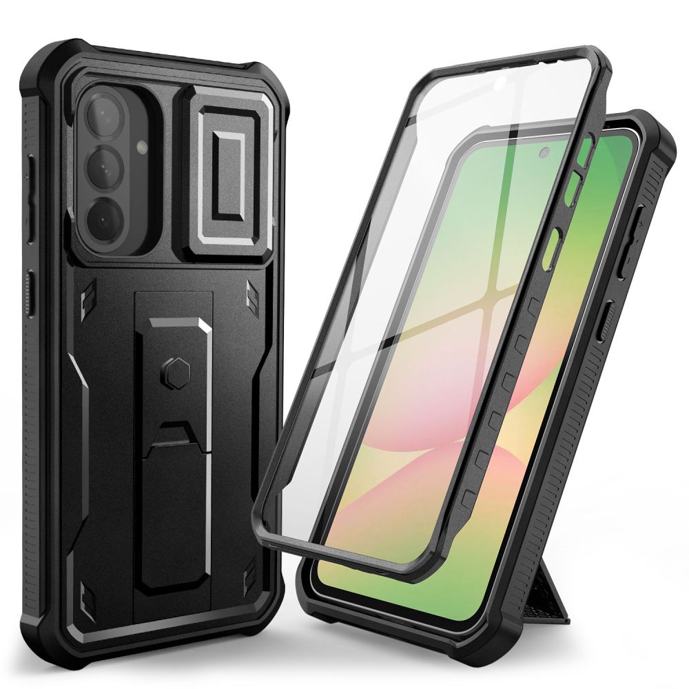 Tech-Protect Kevlar Cam+-etui til Samsung Galaxy A56 5G - Sort