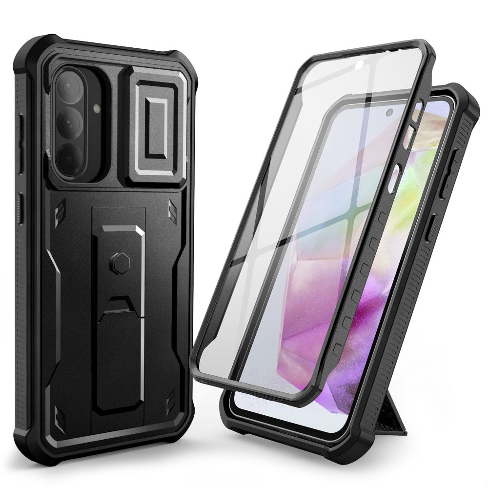 Tech-Protect Kevlar Cam+-etui til Samsung Galaxy A36 5G - Sort