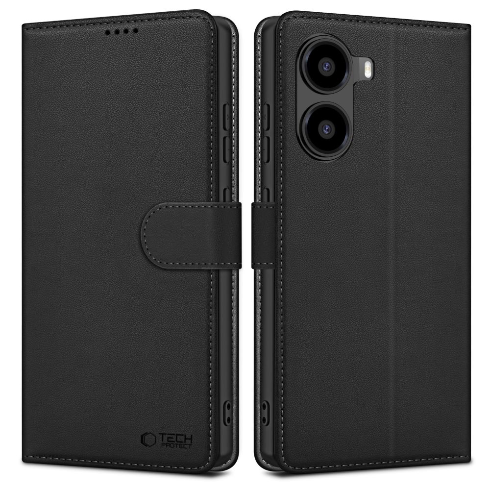 Tech-Protect tegnebogsetui til Xiaomi Poco X7 Pro 5G - Sort
