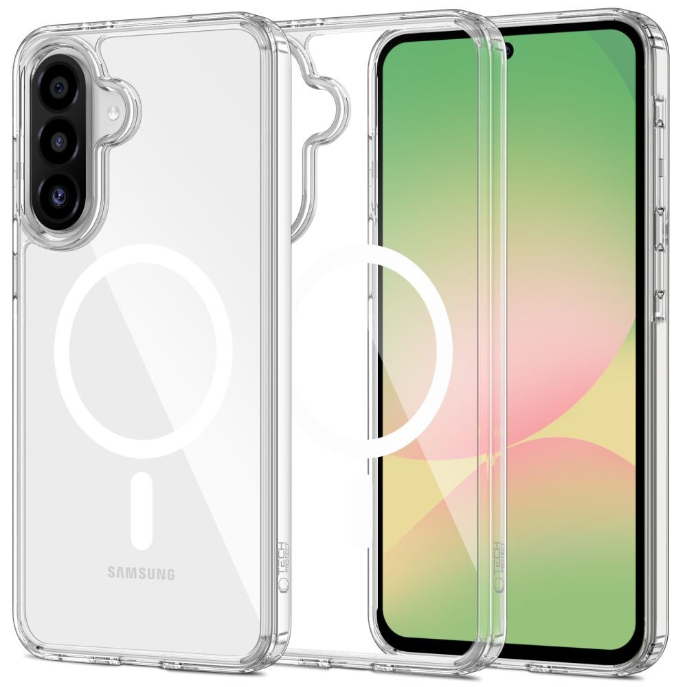 Tech-Protect FlexAir Hybrid MagSafe-etui til Samsung Galaxy A56 5G - Transparent