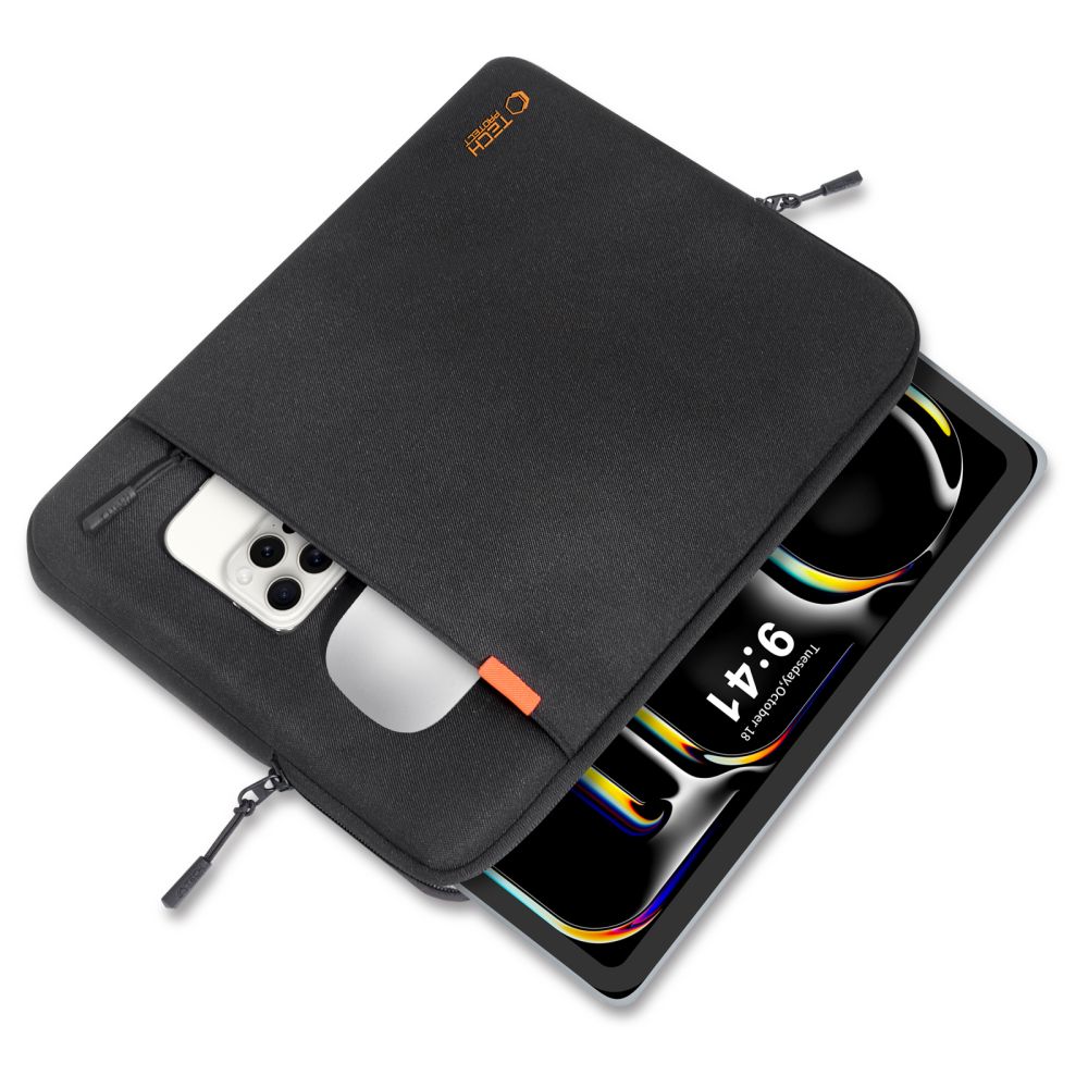 Tech-Protect Defender Laptop- og tablet-taske 11-13" - Sort