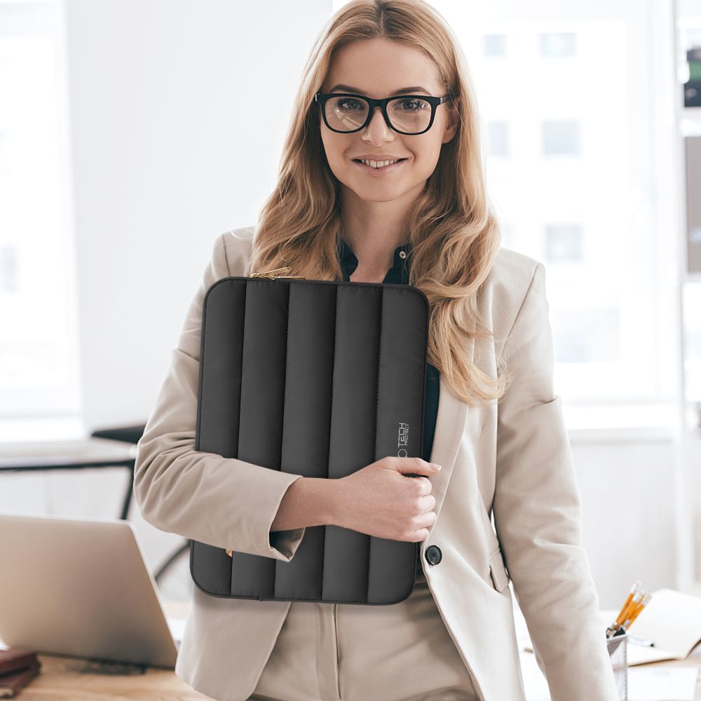 Tech-Protett Fluffy Laptop Bag 13-14 - Sort