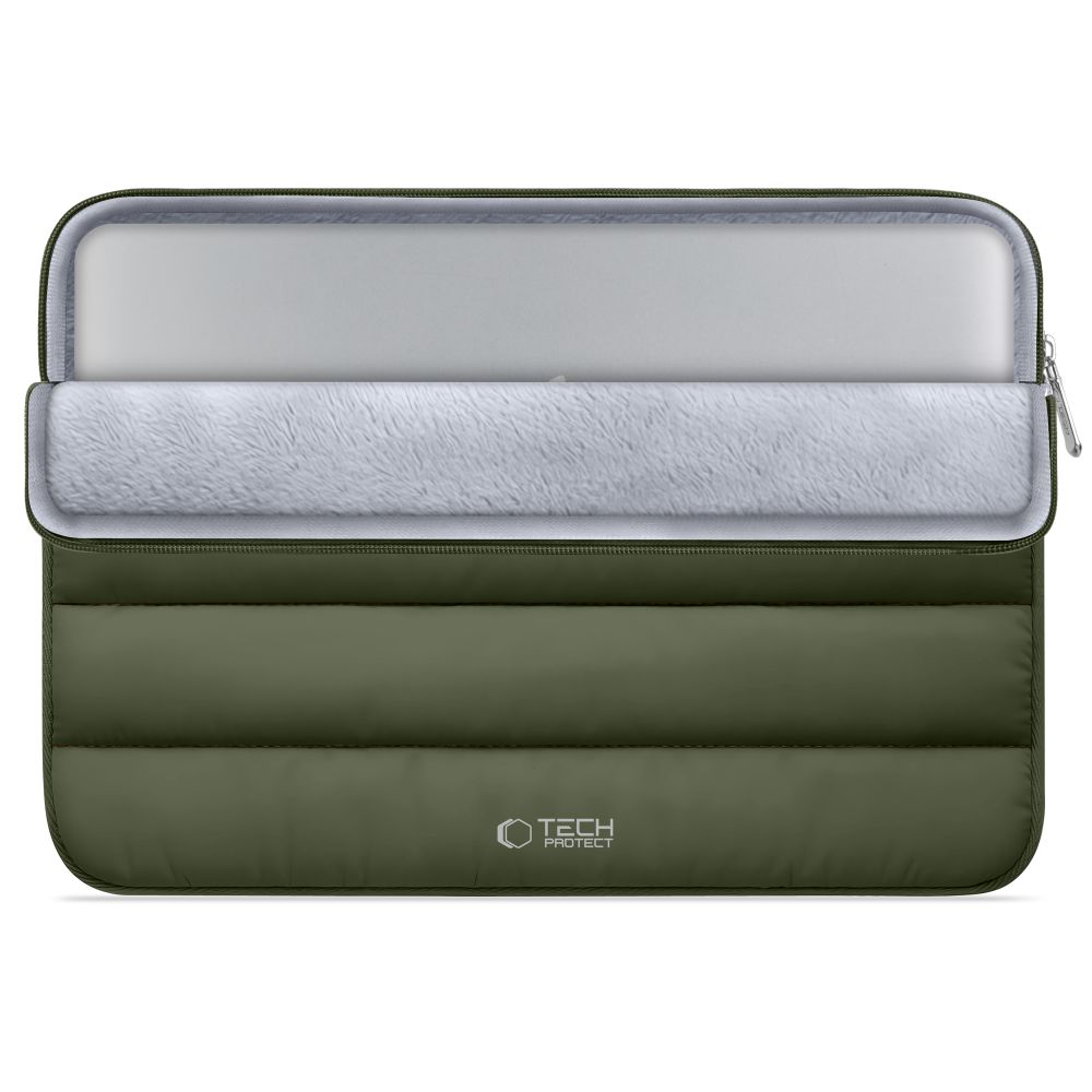 Tech-Protett Fluffy Laptop Bag 13-14 - Grøn