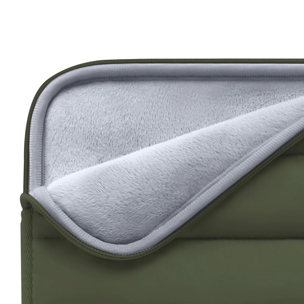 Tech-Protett Fluffy Laptop Bag 15-16 - Grøn