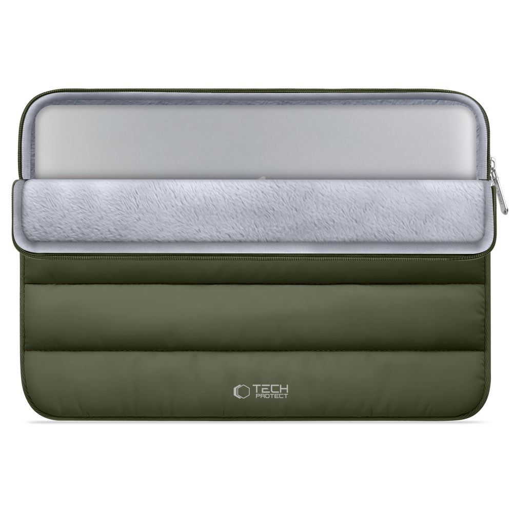 Tech-Protett Fluffy Laptop Bag 15-16 - Grøn