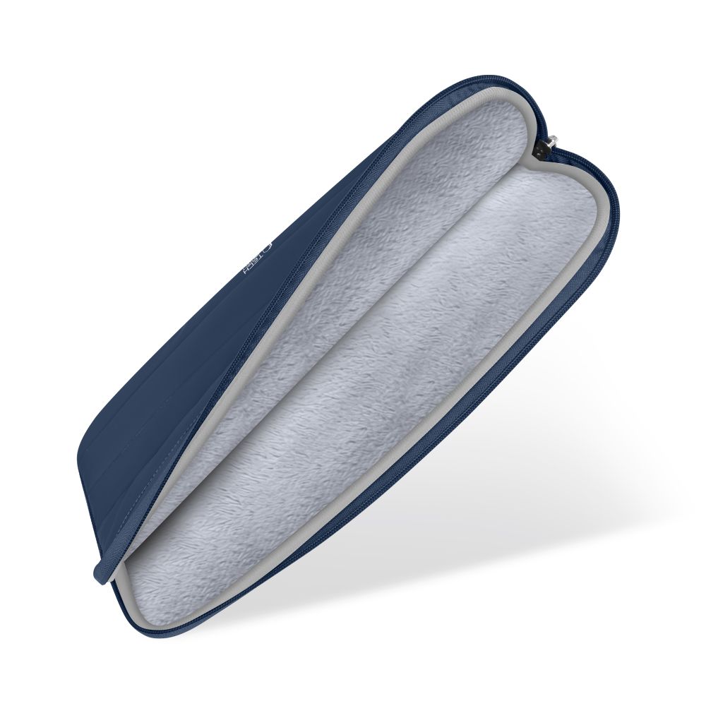 Tech-Protett fluffy taske til bærbar computer 15-16 - marineblå