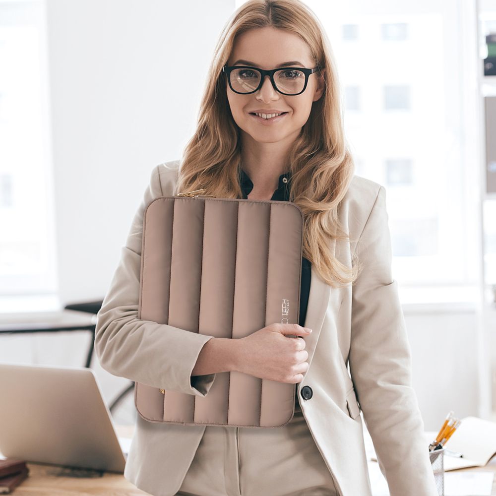 Tech-Protett Fluffy Laptop Bag 13-14 - Brun