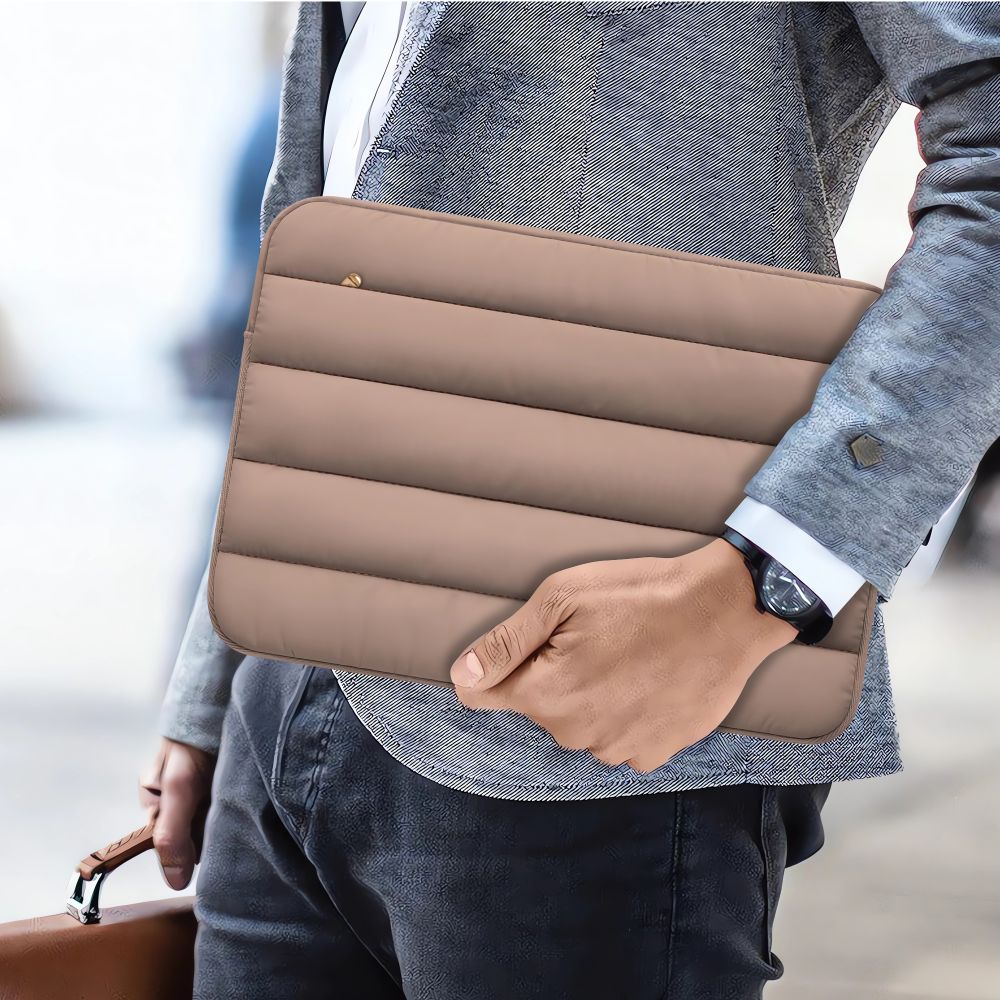 Tech-Protett Fluffy Laptop Bag 13-14 - Brun