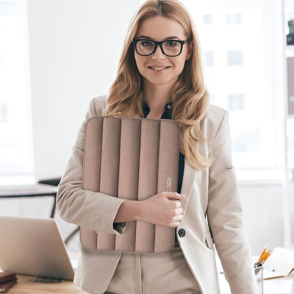 Tech-Protett Fluffy Laptop Bag 15-16 - Brun