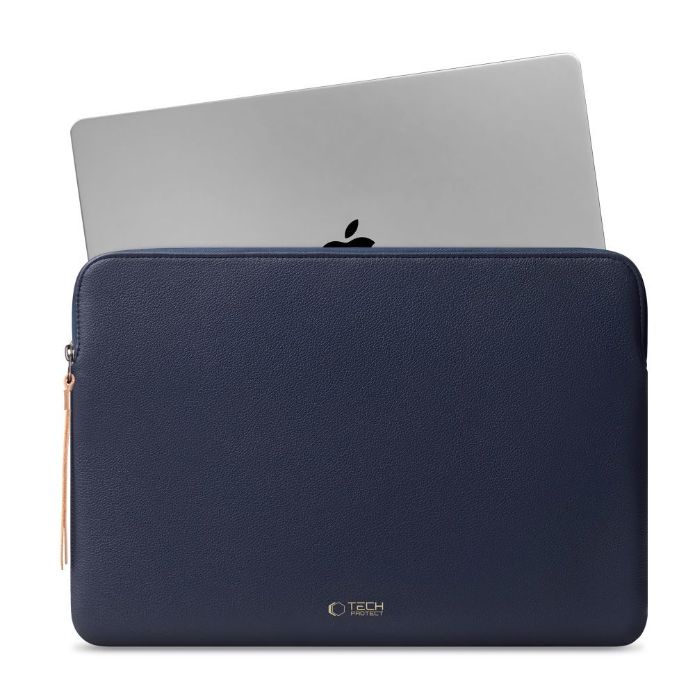 Tech-Protect Fleece Laptop-taske 13-14" - Blå