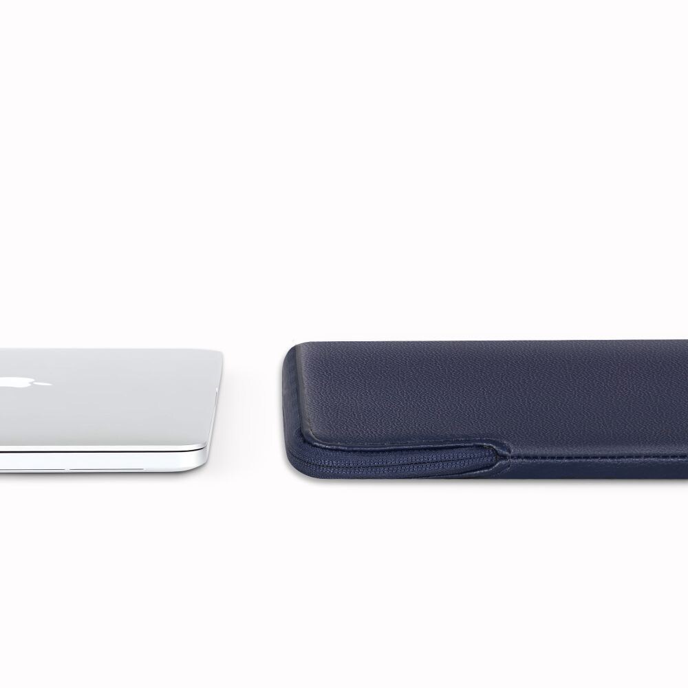 Tech-Protect Fleece Laptop-taske 15-16 - marineblå