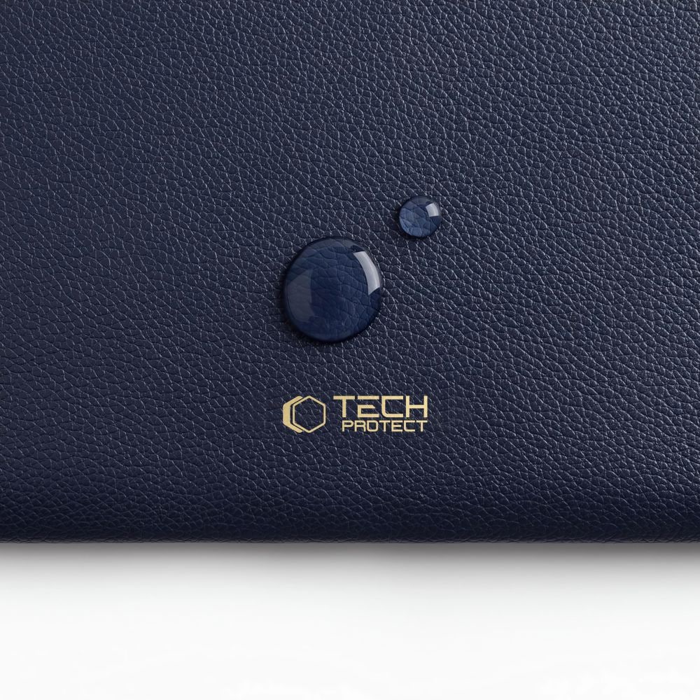 Tech-Protect Fleece Laptop-taske 15-16 - marineblå