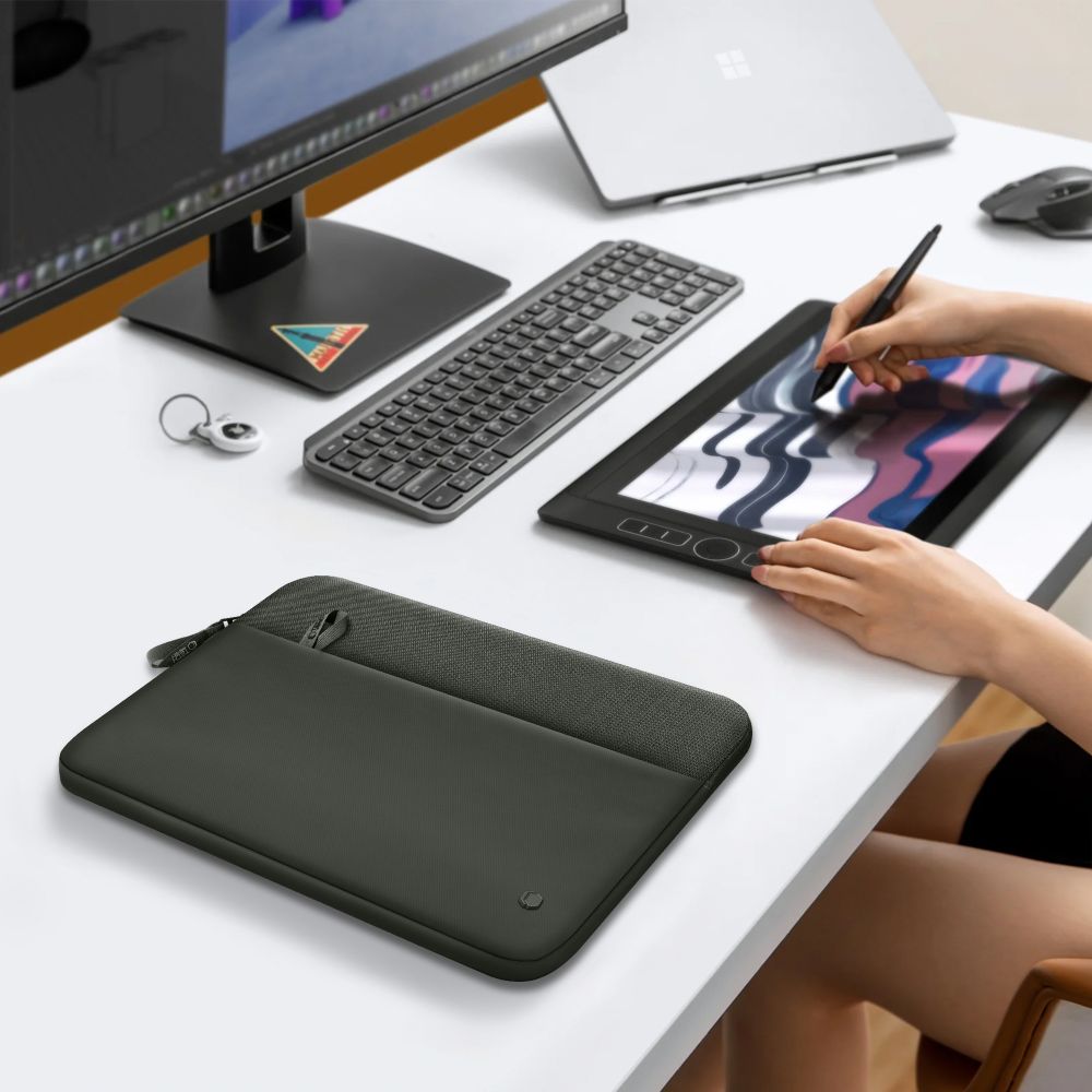 Tech-Protect Sleeve Laptop-taske 13-14 - Grøn