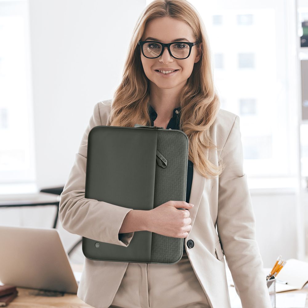Tech-Protect Sleeve Laptop-taske 15-16 - Grøn